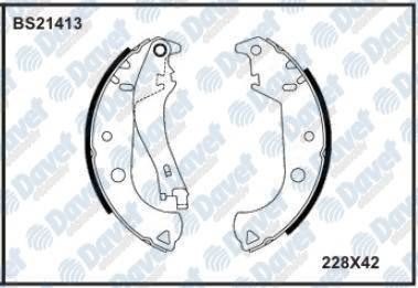 BESER BS21413 Arka Balata Pabuclu  Fiat Doblo 1.2 1.3d Mjt 1.4 1.6 16v 1.9d 1.9d Mjt 1.9jtd 03/2001->